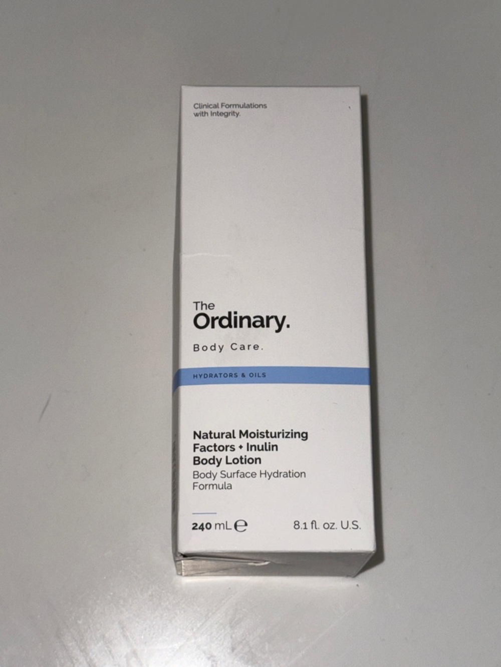 The Ordinary White with Blue Accent Natural Moisturizing Body Lotion